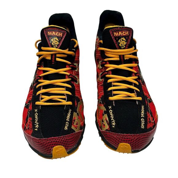 Brooks Mach Speed Dragon X Country Cross Country Shoes Spikes Mens Size 9 Red - Picture 4 of 12